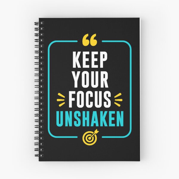 Item preview, Keep Your Focus Unshaken Motivational Success Mindset Typography T-Shirt designed and sold by rejowan-arts.