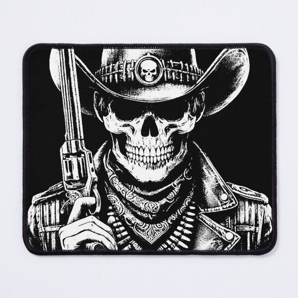 Item preview, Dark Art Skull Cowboy Skeleton Vintage designed and sold by MORSPECTIVE.