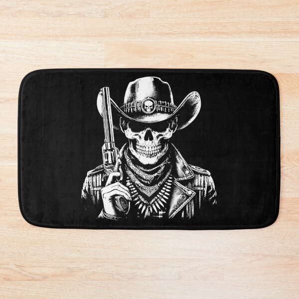 Item preview, Dark Art Skull Cowboy Skeleton Vintage designed and sold by MORSPECTIVE.
