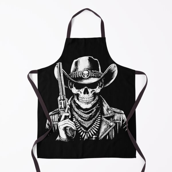 Item preview, Dark Art Skull Cowboy Skeleton Vintage designed and sold by MORSPECTIVE.