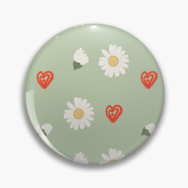 Item preview, Daisy Floral Heart Cute Cottagecore Pattern Gift for Women designed and sold by LafinaArt.