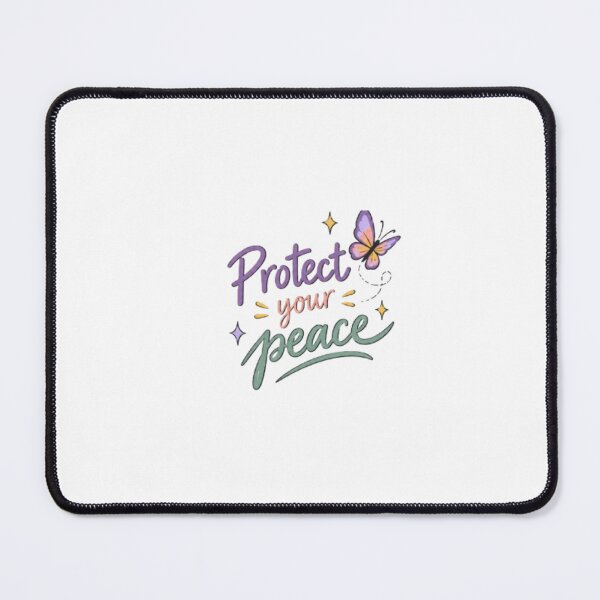 Item preview, Protect Your Peace Minimalist Butterfly Quote T-Shirt Design designed and sold by EdgeSphere.