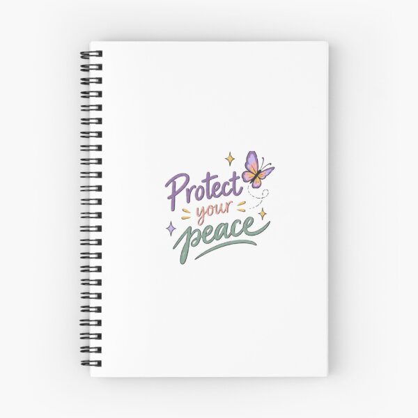 Item preview, Protect Your Peace Minimalist Butterfly Quote T-Shirt Design designed and sold by EdgeSphere.