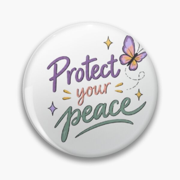 Item preview, Protect Your Peace Minimalist Butterfly Quote T-Shirt Design designed and sold by EdgeSphere.