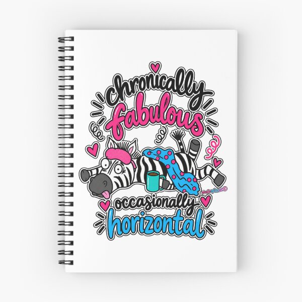 Item preview, Chronically Fabulous, Occasionally Horizontal – Zebra hEds, Invisible Illness & POTS Humor designed and sold by newsuept25.art.