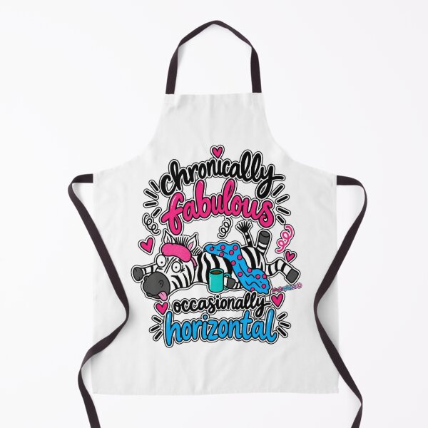 Item preview, Chronically Fabulous, Occasionally Horizontal – Zebra hEds, Invisible Illness & POTS Humor designed and sold by newsuept25.art.