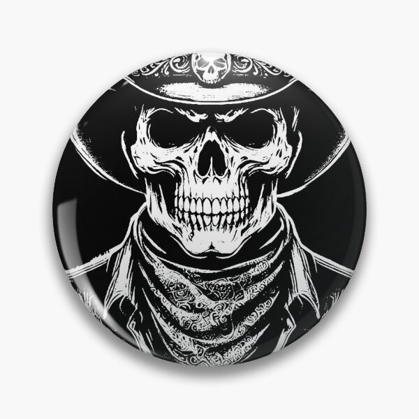 Item preview, Dark Art Skull Cowboy Skeleton designed and sold by MORSPECTIVE.