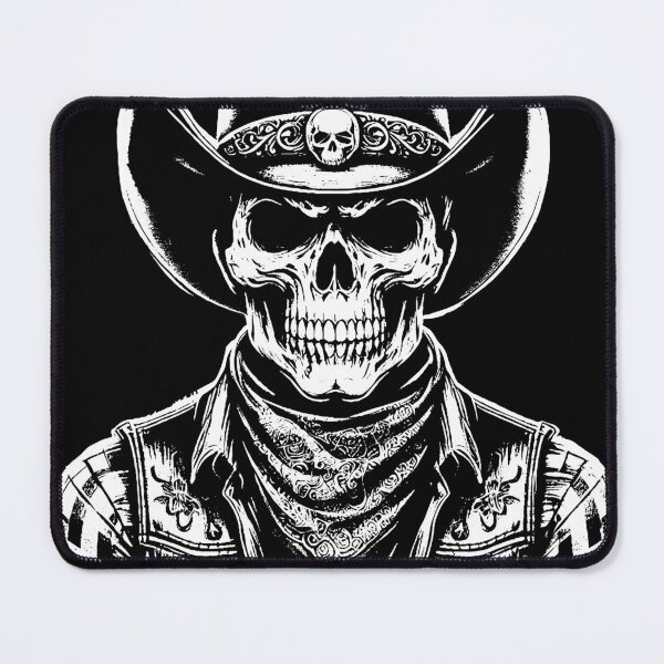 Item preview, Dark Art Skull Cowboy Skeleton designed and sold by MORSPECTIVE.