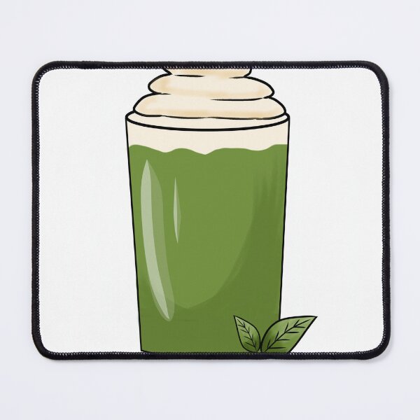 Item preview, Iced green tea matcha latte whipped cream. designed and sold by KotchySmile.