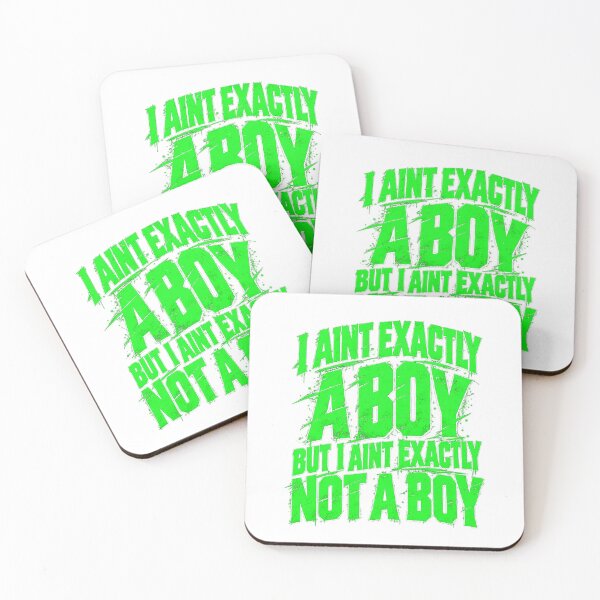 Item preview, I Aint Exactly A Boy Non Binary Pride Demiboy Vintage Grunge Typography Art designed and sold by EmmaSchaffer1.