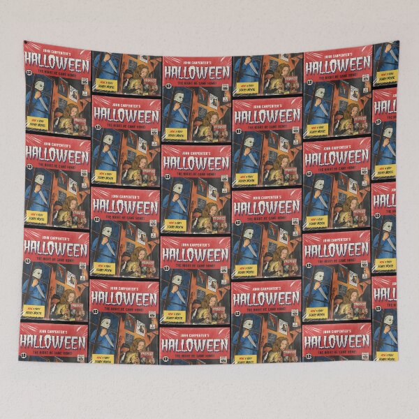 Item preview, Vintage Comic Book Horror Slasher Mystery Poster designed and sold by RiyaAnands.
