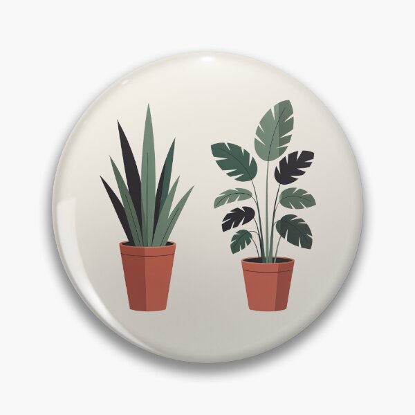 Item preview,  Minimal Potted Plant Duo designed and sold by TrendMorphic.