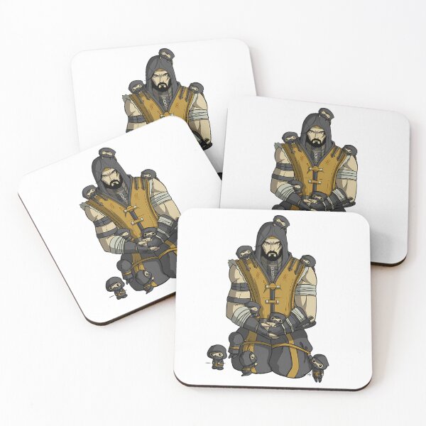 Item preview, Scorpion And Little Ninjas - Mortal Kombat designed and sold by kyla-leach.