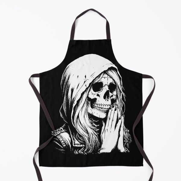 Item preview, Dark Art Skull Girl Pray Grunge Sugar Skull designed and sold by MORSPECTIVE.