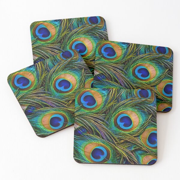 Item preview, Iridescent Peacock Feathers Opulent Pattern designed and sold by Sybille-Yates.