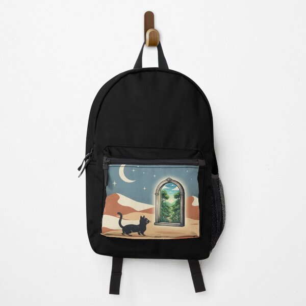 Item preview, The Other Side – Black Cat and Magic Portal Illustration designed and sold by Dogandesighn.