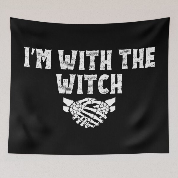 Item preview, I’m With The Witch | Funny Halloween Couples Shirt designed and sold by Teetreasure2.