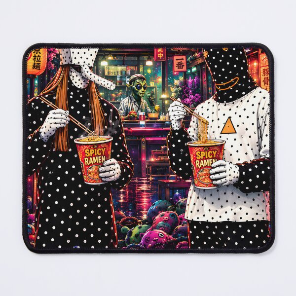 Item preview, Neon Ramen Night – Retro Anime Inspired Street Food Design designed and sold by Rose-Gray.