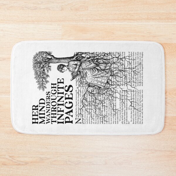 Item preview, Jane Austen Bookish Book Reader Tree Her Mind Wanders Books designed and sold by GrandeDuc.