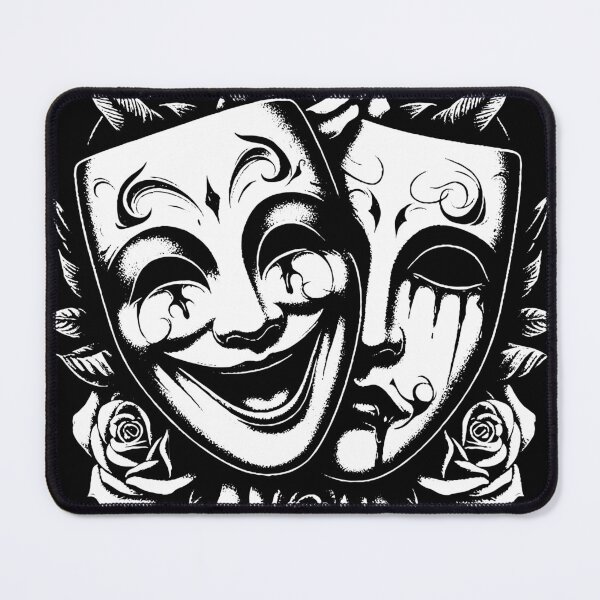 Item preview, Dark Art Smile and Cry Mask Happy Sad Laugh and Crying designed and sold by MORSPECTIVE.