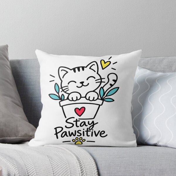 Item preview, Cute Cat Plant Pawsitive designed and sold by Down Zero.