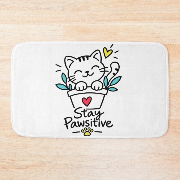 Item preview, Cute Cat Plant Pawsitive designed and sold by Down Zero.