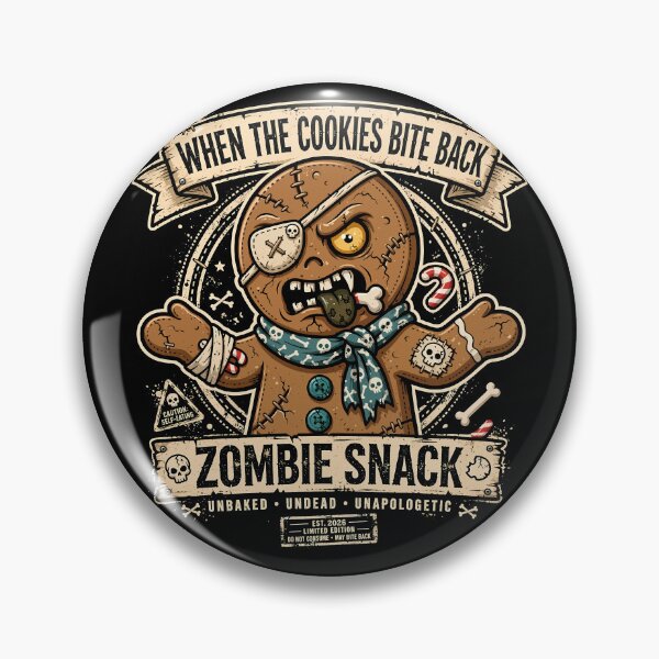 Item preview, When the Cookies Bite Back – Zombie Snack designed and sold by digijob.