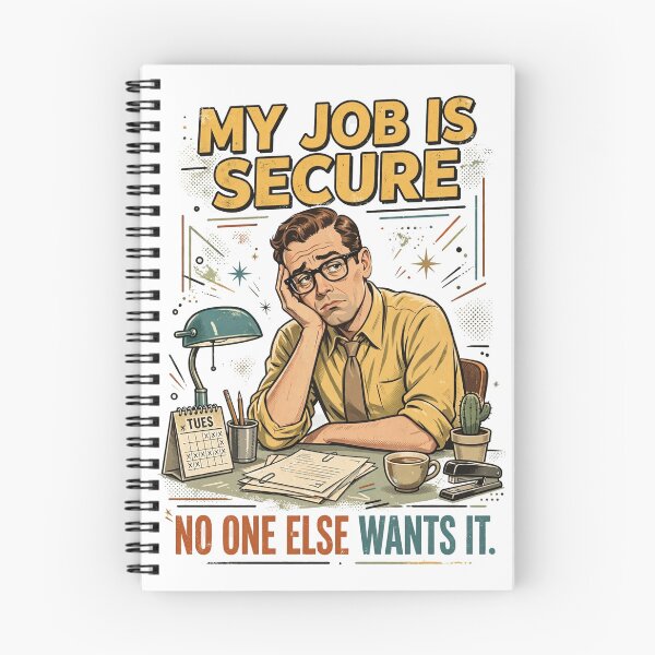 Item preview, my-job-is-secure-no-one-else-wants-it-funny-work designed and sold by kyoubi100.