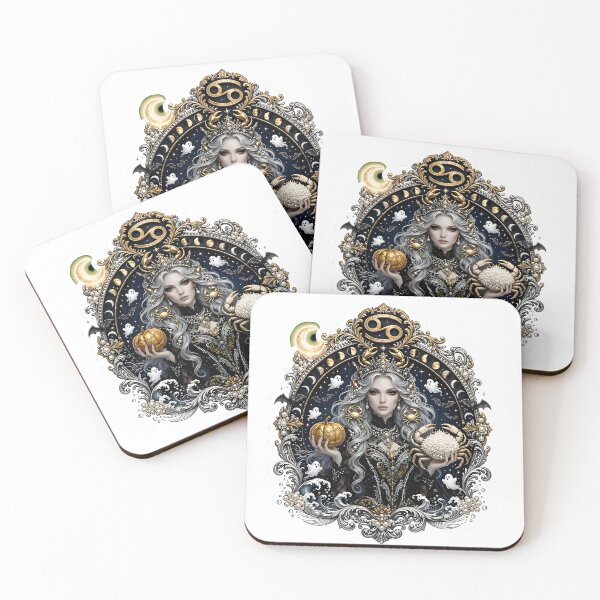Item preview, Gothic Cancer Zodiac Queen designed and sold by Zodiac Celestial Art.