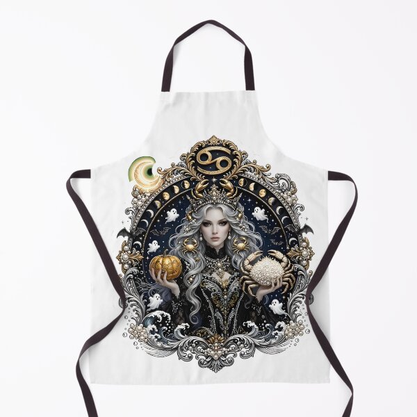 Item preview, Gothic Cancer Zodiac Queen designed and sold by Zodiac Celestial Art.