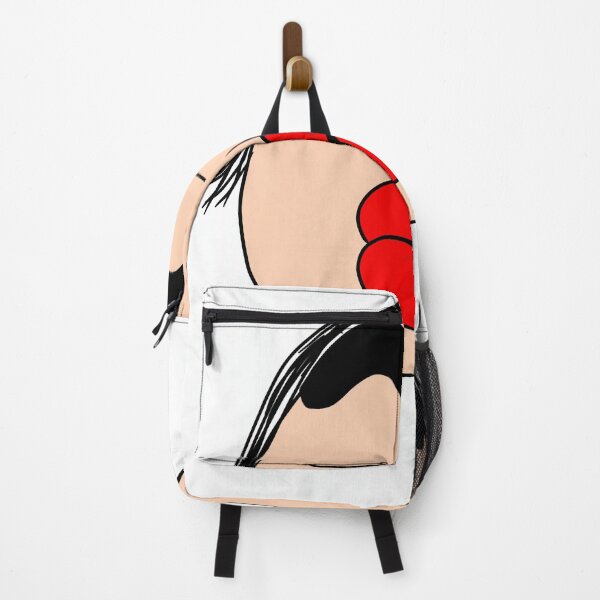 Item preview, Funny cartoon face with thick eyebrows and red kissing lips icon. designed and sold by KotchySmile.