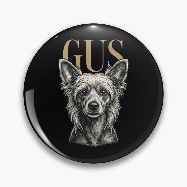 Item preview, Gus Chinese Crested Dog Sketch for Proud Powderpuff Parents and Toy Breed Lovers designed and sold by raedattia.
