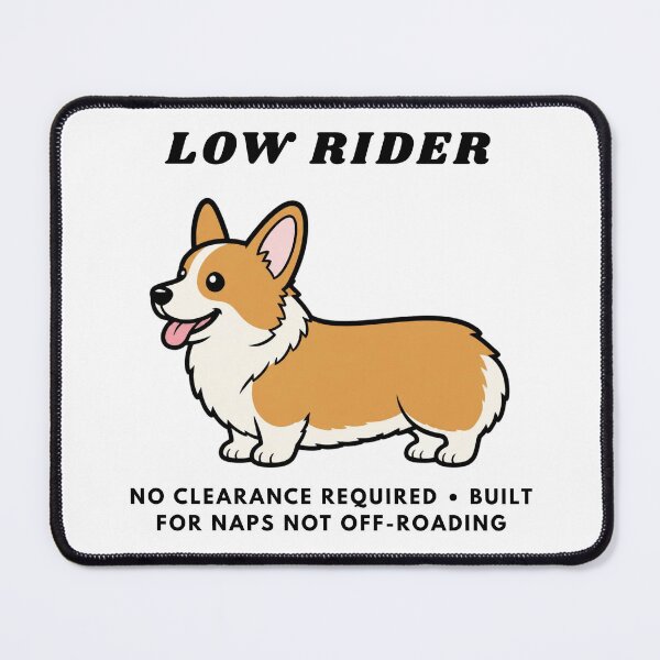 Item preview, Corgi Low Rider Funny Dog Short Legs Retro Sticker Art designed and sold by wildsilencee.