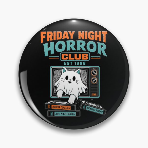 Item preview, Friday Night Horror Club Est 1986 Vintage VHS Halloween Shirt designed and sold by digital.stickerperso.com.