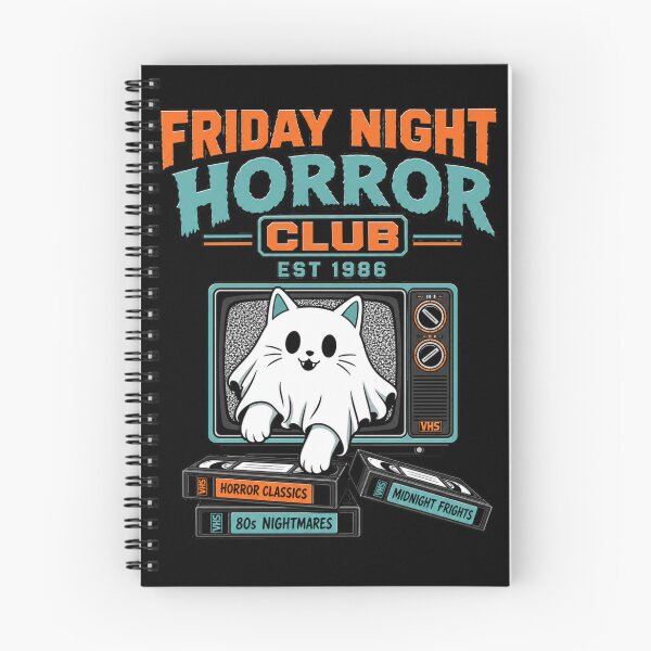 Item preview, Friday Night Horror Club Est 1986 Vintage VHS Halloween Shirt designed and sold by digital.stickerperso.com.