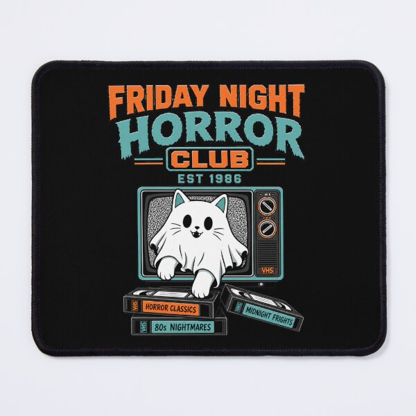 Item preview, Friday Night Horror Club Est 1986 Vintage VHS Halloween Shirt designed and sold by digital.stickerperso.com.