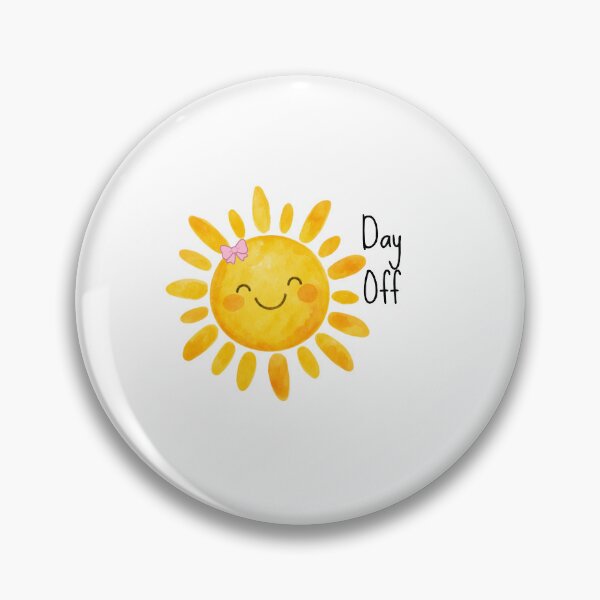 Item preview, Positive Day off Sun Sticker  designed and sold by yassso35.