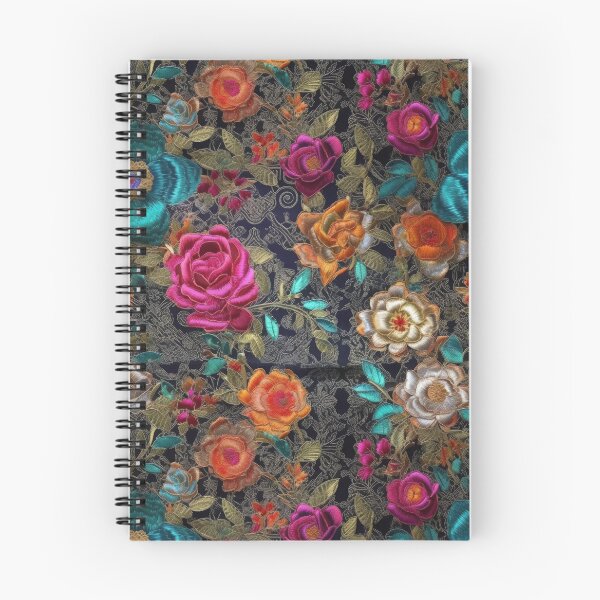 Item preview, Embroidered Silk Floral Tapestry designed and sold by pinkal.