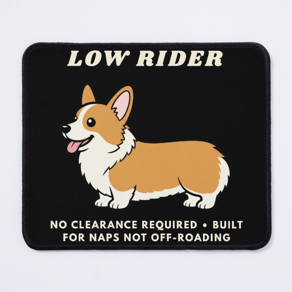 Item preview, Corgi Low Rider Funny Dog Short Legs Retro Sticker Art designed and sold by wildsilencee.