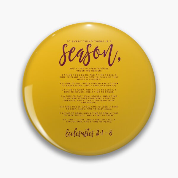 Item preview, THE SEASON (Ecclesiastes 3) designed and sold by alegnacreates.