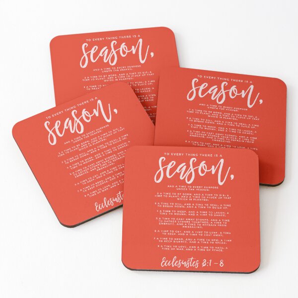 Item preview, THE SEASON (Ecclesiastes 3) designed and sold by alegnacreates.