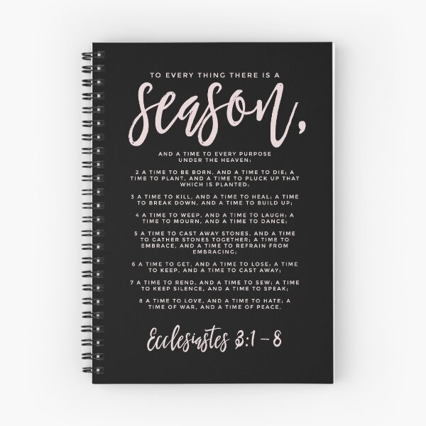 Item preview, THE SEASON (Ecclesiastes 3) designed and sold by alegnacreates.