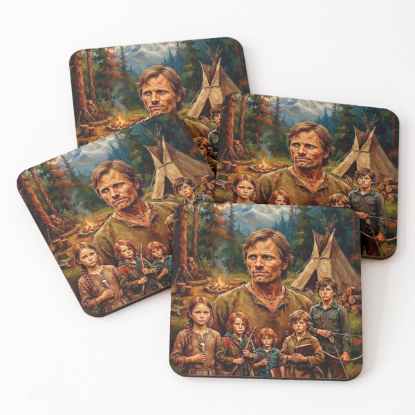 Item preview, Captain Fantastic Wilderness Family Fine Art Tribute designed and sold by Art's Diner.