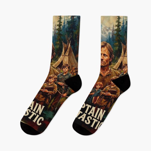 Item preview, Captain Fantastic Wilderness Family Fine Art Tribute designed and sold by Art's Diner.