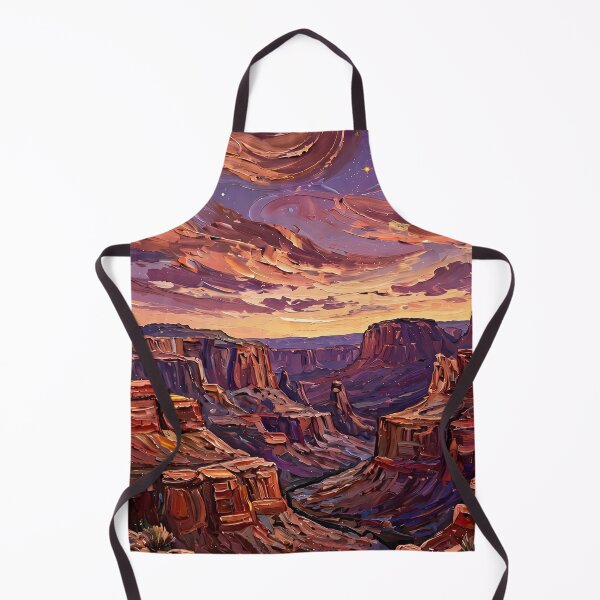 Item preview, Desert Canyon at Twilight — Copper and Violet Swirling Sky designed and sold by LunaAdventurer.
