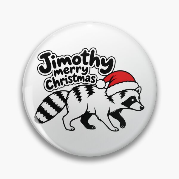 Item preview, Jimothy Merry Christmas Raccoon Santa designed and sold by ViolettaGlass.