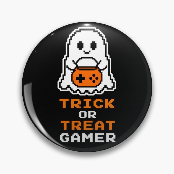 Item preview, Trick Or Treat Gamer Cute Pixel Ghost Halloween Shirt designed and sold by digital.stickerperso.com.