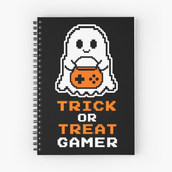 Item preview, Trick Or Treat Gamer Cute Pixel Ghost Halloween Shirt designed and sold by digital.stickerperso.com.
