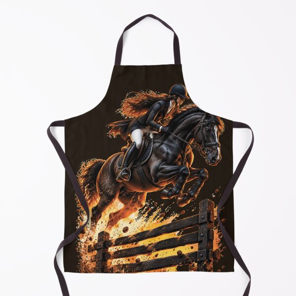 Item preview, Equestrian Horse Rider Jumping Premium Sport Design designed and sold by M. Mamdouh Artworks.
