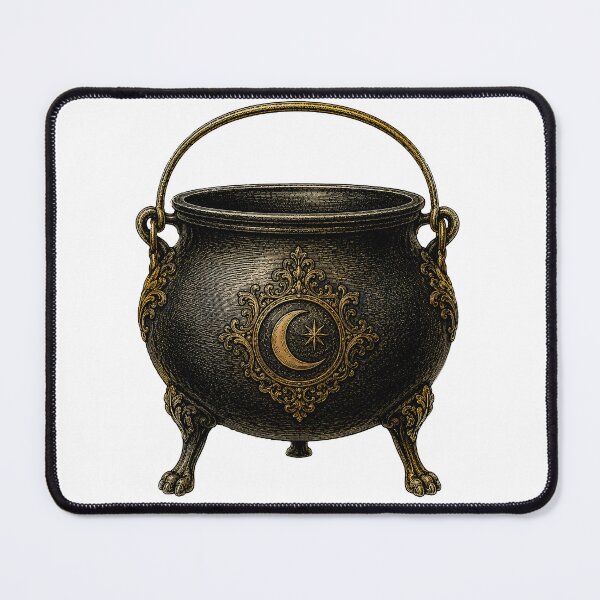 Item preview, Vintage Gothic Witch Cauldron designed and sold by Impossible Archive.